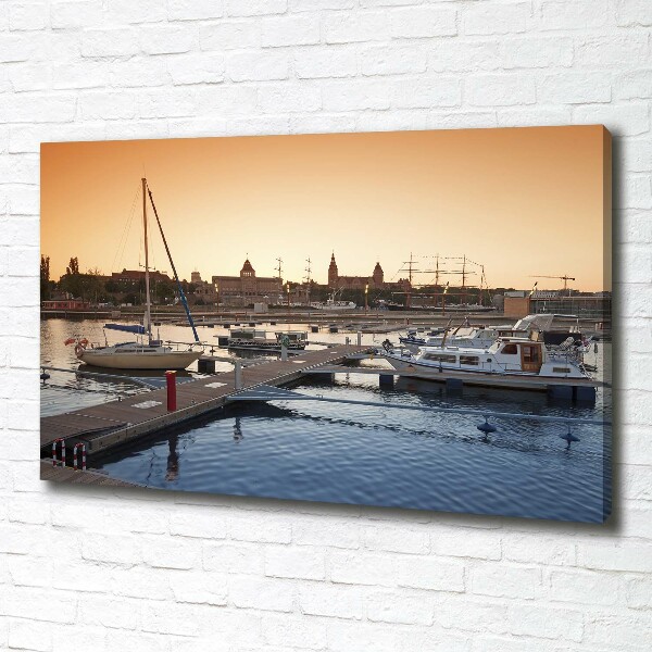 Schilderij op canvas Szczecin, Polen