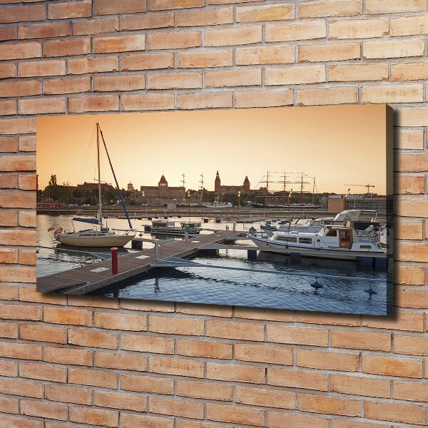 Schilderij op canvas Szczecin, Polen