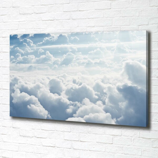 Foto canvas Wolken vanuit vogelperspectief