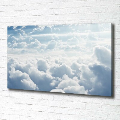Foto canvas Wolken vanuit vogelperspectief