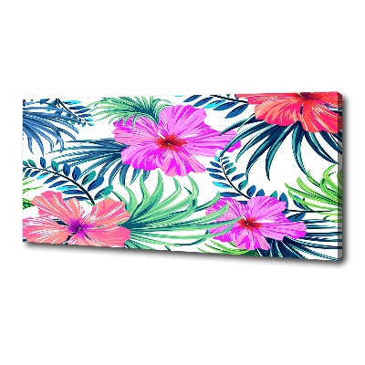 Foto op canvas Hawaiiaanse bloemen