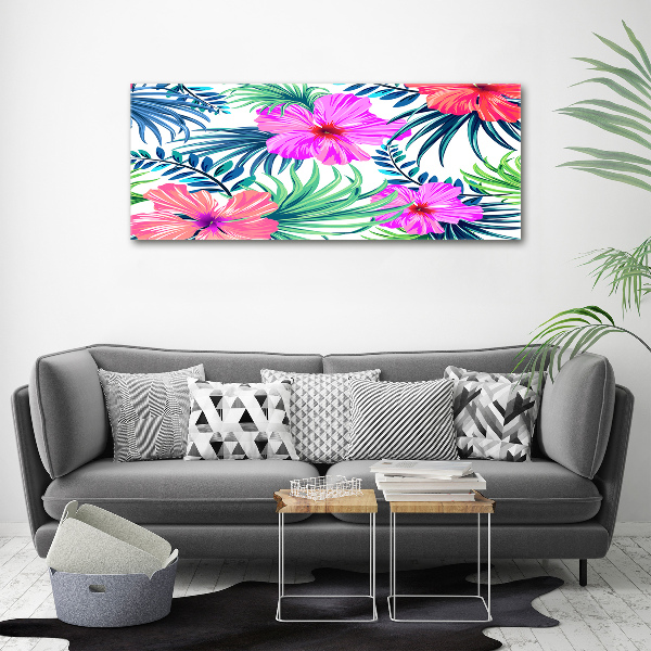 Foto op canvas Hawaiiaanse bloemen