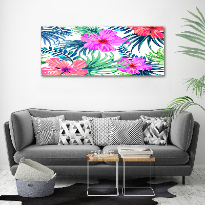Foto op canvas Hawaiiaanse bloemen