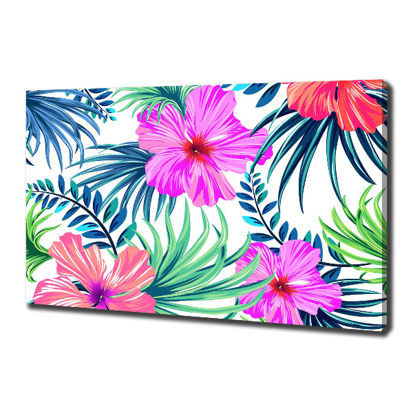 Foto op canvas Hawaiiaanse bloemen