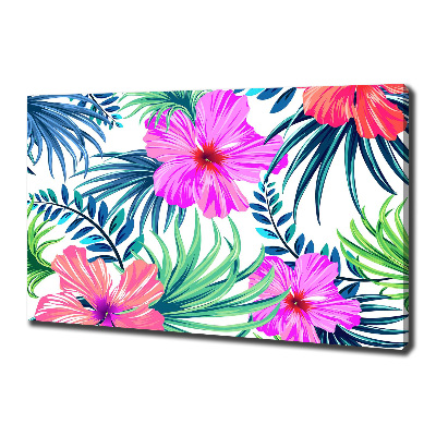 Foto op canvas Hawaiiaanse bloemen