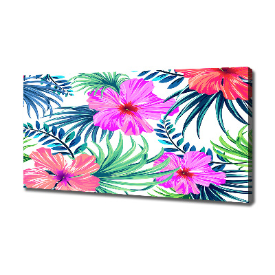 Foto op canvas Hawaiiaanse bloemen