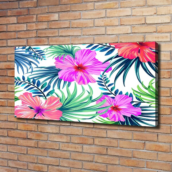 Foto op canvas Hawaiiaanse bloemen