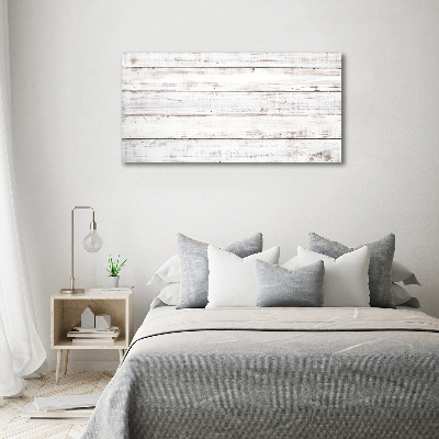 Canvas foto Houten muur