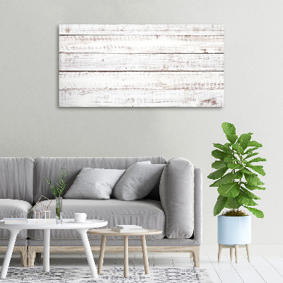 Canvas foto Houten muur