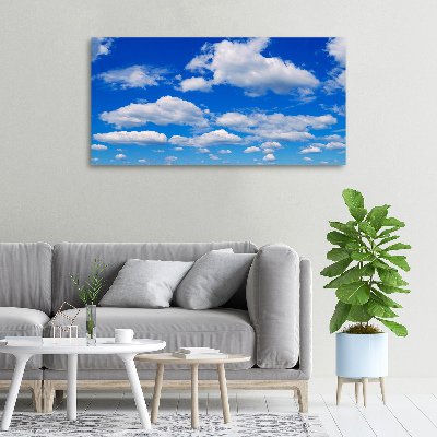Schilderij op canvas Wolken aan de hemel