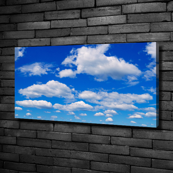 Schilderij op canvas Wolken aan de hemel