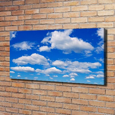 Schilderij op canvas Wolken aan de hemel