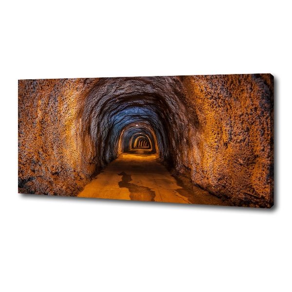 Foto canvas Ondergrondse tunnel