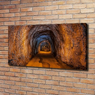 Foto canvas Ondergrondse tunnel