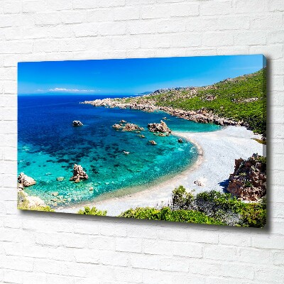 Foto canvas Zeebaai