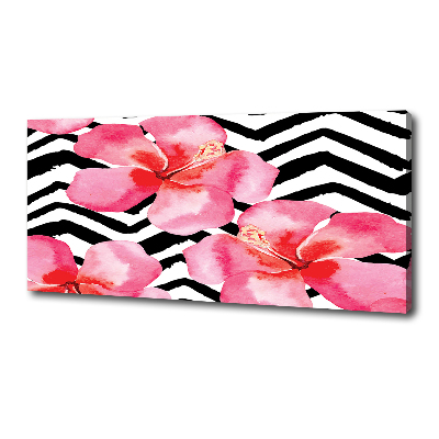 Foto canvas Hawaiiaanse bloemen
