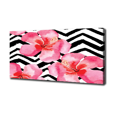 Foto canvas Hawaiiaanse bloemen