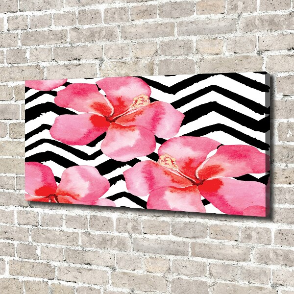 Foto canvas Hawaiiaanse bloemen