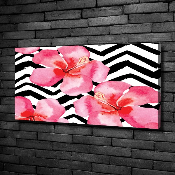 Foto canvas Hawaiiaanse bloemen