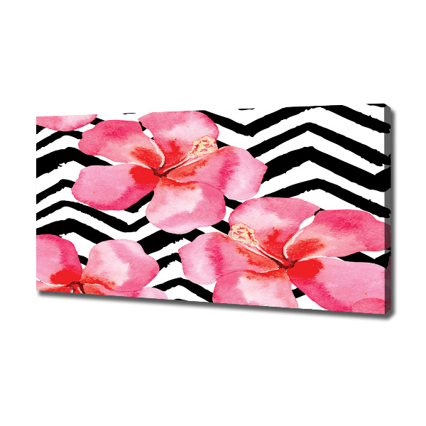 Foto canvas Hawaiiaanse bloemen