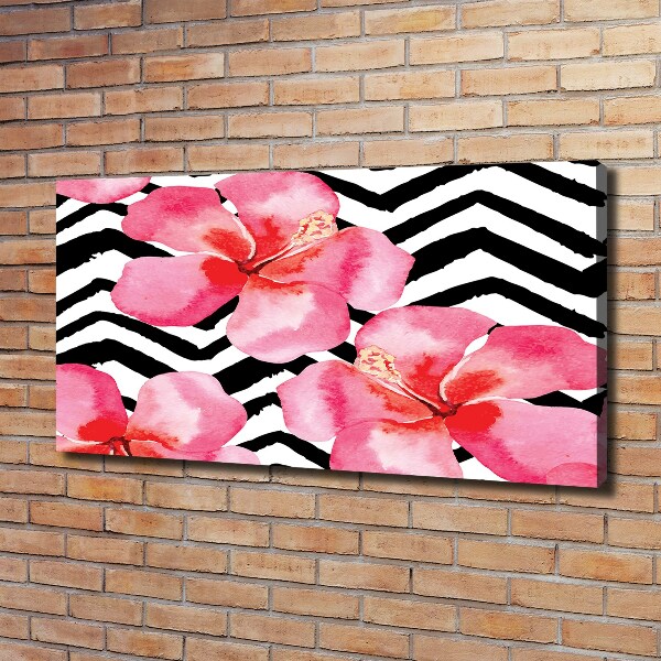 Foto canvas Hawaiiaanse bloemen