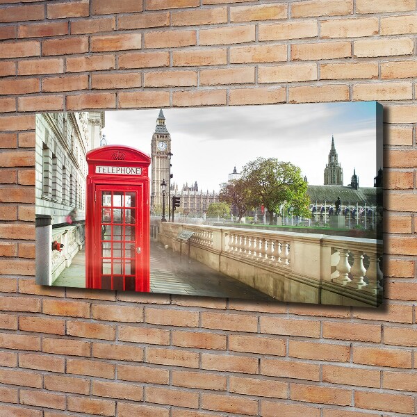 Canvas foto Openbare telefoon