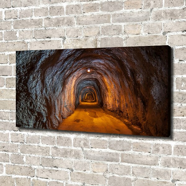 Schilderij op canvas Ondergrondse tunnel