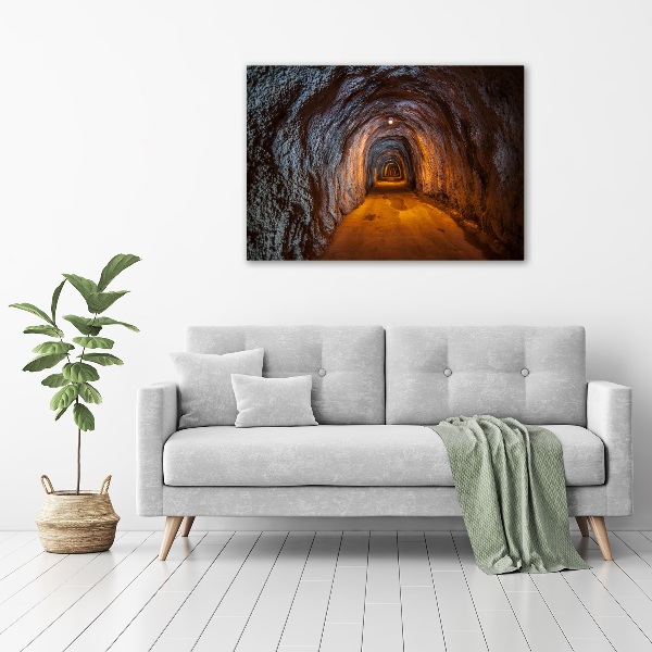 Schilderij op canvas Ondergrondse tunnel