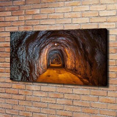 Schilderij op canvas Ondergrondse tunnel
