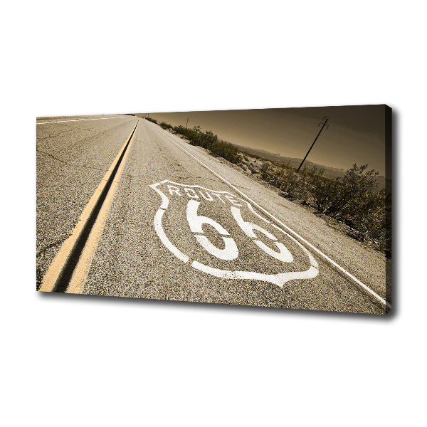 Schilderij op canvas Weg in Californië