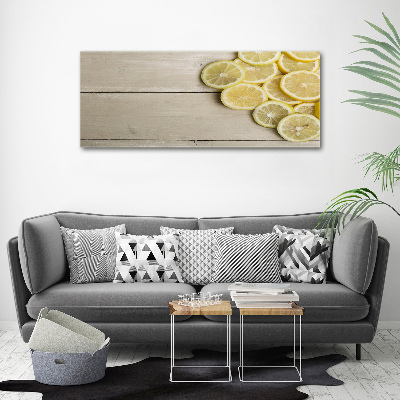 Foto canvas Citroenhout