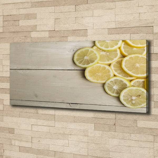 Foto canvas Citroenhout
