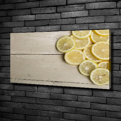 Foto canvas Citroenhout