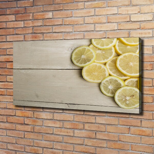 Foto canvas Citroenhout