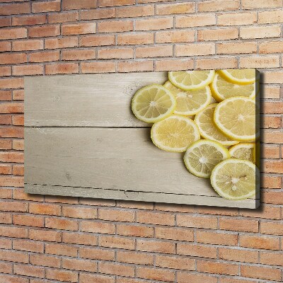 Foto canvas Citroenhout