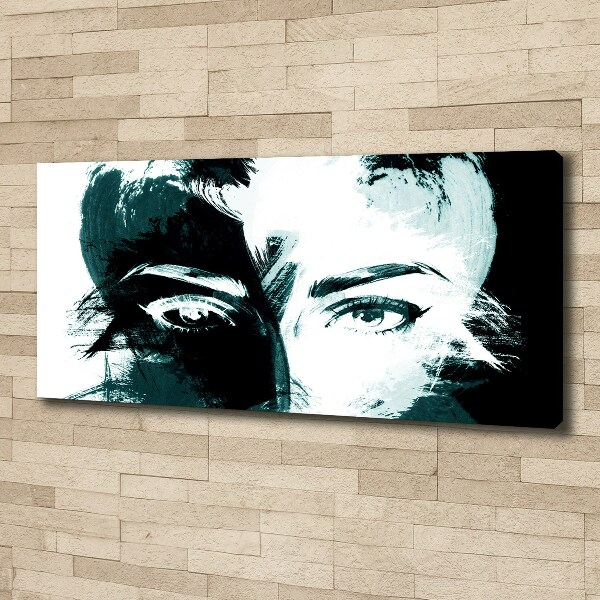 Canvas foto Abstracte vrouw