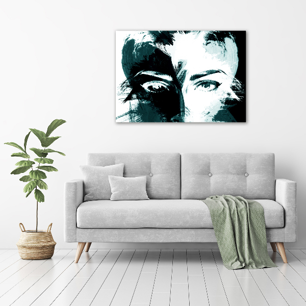 Canvas foto Abstracte vrouw