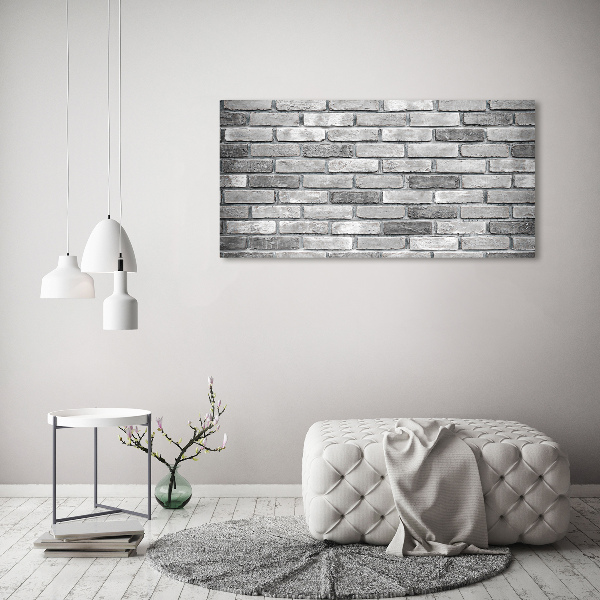 Foto canvas Bakstenen muur