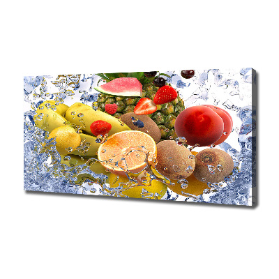 Foto op canvas Fruit en water