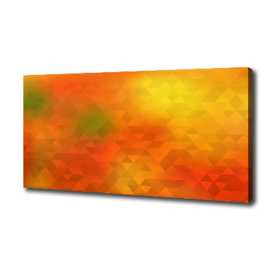 Canvas schilderij Abstracte driehoeken