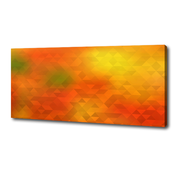 Canvas schilderij Abstracte driehoeken