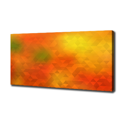 Canvas schilderij Abstracte driehoeken