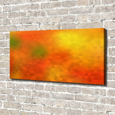 Canvas schilderij Abstracte driehoeken