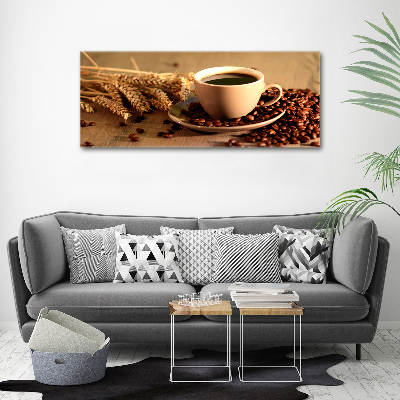 Canvas foto Aromatische koffie
