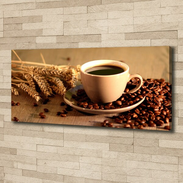 Canvas foto Aromatische koffie