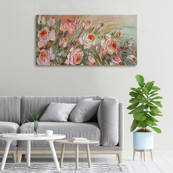 Foto canvas Rozen
