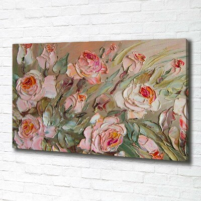 Foto canvas Rozen