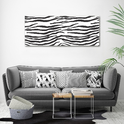 Foto op canvas Zebra-achtergrond
