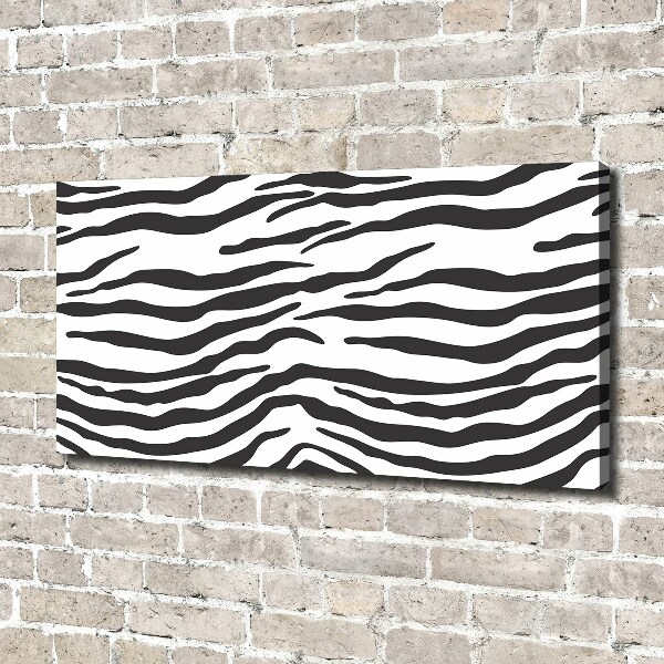 Foto op canvas Zebra-achtergrond