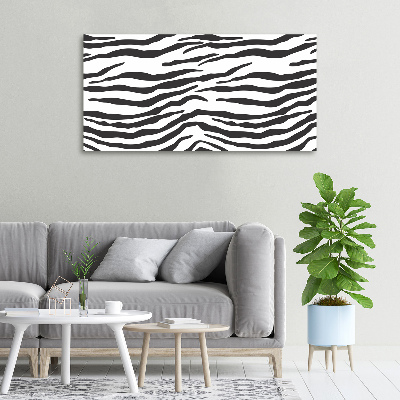 Foto op canvas Zebra-achtergrond